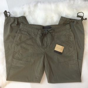 New Calvin Klein Drawstring Ankle Army Pants